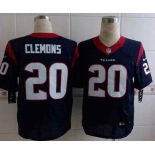 nike nfl jerseys houston texans #20 clemons dk.blue[Elite][clemons]