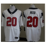 nike nfl jerseys houston texans #20 ed reed white[Elite]