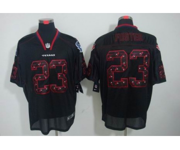 nike nfl jerseys houston texans #23 foster black[Elite united sideline]