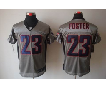 nike nfl jerseys houston texans #23 foster grey[Elite shadow]