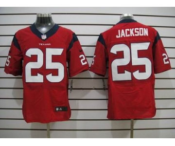 nike nfl jerseys houston texans #25 jackson red[Elite]