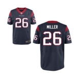 nike nfl jerseys houston texans #26 miller blue[Elite]