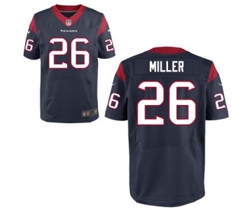 nike nfl jerseys houston texans #26 miller blue[Elite]