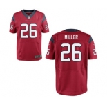 nike nfl jerseys houston texans #26 miller red[Elite]