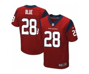 nike nfl jerseys houston texans #28 alfred blue red[Elite]