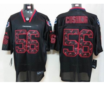 nike nfl jerseys houston texans #56 cushing black[Elite united sideline]