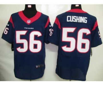 nike nfl jerseys houston texans #56 cushing blue[elite]