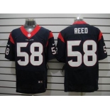 nike nfl jerseys houston texans #58 reed dk.blue[Elite]