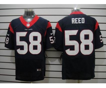 nike nfl jerseys houston texans #58 reed dk.blue[Elite]