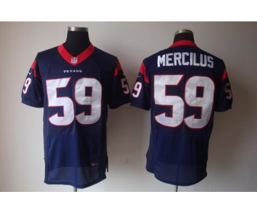 nike nfl jerseys houston texans #59 mercilus blue[elite]