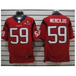 nike nfl jerseys houston texans #59 mercilus red[Elite 10th patch]