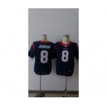 nike nfl jerseys houston texans #8 johnson blue[Elite][johnson]