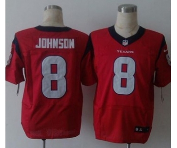 nike nfl jerseys houston texans #8 johnson red[Elite][johnson]