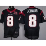 nike nfl jerseys houston texans #8 schaub blue[10th patch elite]