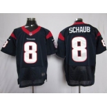 nike nfl jerseys houston texans #8 schaub blue[elite]