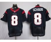 nike nfl jerseys houston texans #8 schaub blue[elite]