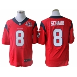 nike nfl jerseys houston texans #8 schaub red[Elite 10th patch]