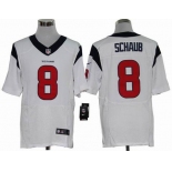 nike nfl jerseys houston texans #8 schaub white[elite]