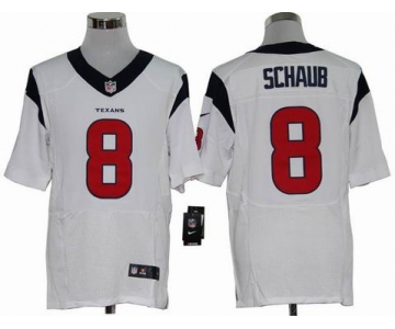 nike nfl jerseys houston texans #8 schaub white[elite]