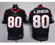 nike nfl jerseys houston texans #80 a.johnson blue[a.johnson][elite]