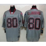 nike nfl jerseys houston texans #80 a.johnson grey[Elite lights out]