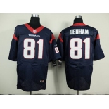 nike nfl jerseys houston texans #81 denham dk.blue[Elite][denham]