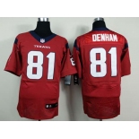 nike nfl jerseys houston texans #81 denham red[Elite][denham]