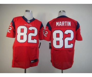 nike nfl jerseys houston texans #82 martin red[Elite]