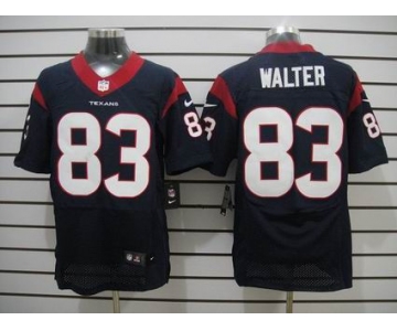 nike nfl jerseys houston texans #83 walter dk.blue[Elite]