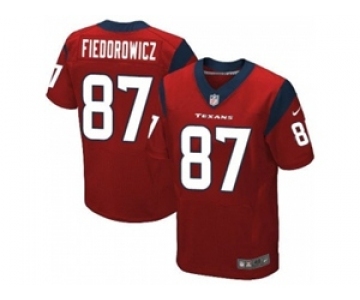 nike nfl jerseys houston texans #87 fieoorowicz red[Elite]