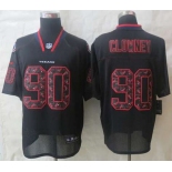 nike nfl jerseys houston texans #90 clowney black[Elite united sideline][clowney]