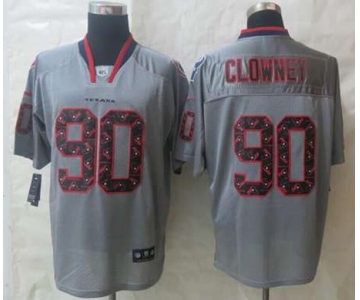 nike nfl jerseys houston texans #90 clowney grey[Elite drift fashion][clowney]