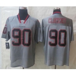 nike nfl jerseys houston texans #90 clowney grey[Elite lights out][clowney]