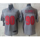 nike nfl jerseys houston texans #90 clowney grey[Elite vapor][clowney]