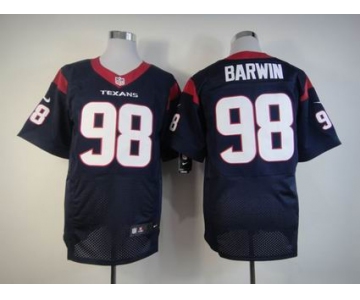 nike nfl jerseys houston texans #98 barwin blue[Elite]