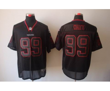 nike nfl jerseys houston texans #99 watt black[Elite lights out]