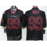 nike nfl jerseys houston texans #99 watt black[Elite united sideline]