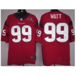 nike nfl jerseys houston texans #99 watt red[10th patch elite]