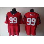 nike nfl jerseys houston texans #99 watt red[elite]