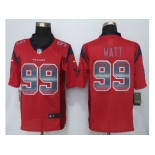 2015 new nike houston texans #99 watt red strobe jerseys[limited]