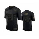 Houston Texans #21 Bradley Roby Black 2020 Salute to Service Limited Jersey