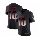 Men Houston Texans #10 DeAndre Hopkins Black Smoke Fashion Limited Jersey