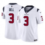 Men Houston Texans #3 Tank Dell White 2023 F U S E Vapor Untouchable Stitched Football Jersey