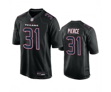 Men Houston Texans #31 Dameon Pierce Black Fashion Vapor Untouchable Limited Stitched Football Jersey