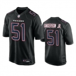 Men Houston Texans #51 Will Anderson Jr Black Fashion Vapor Untouchable Limited Stitched Football Jersey