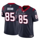 Men Houston Texans #85 Noah Brown Navy 2023 F U S E Vapor Untouchable Stitched Football Jersey