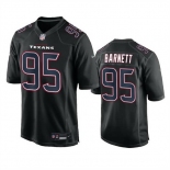 Men Houston Texans #95 Derek Barnett Black Fashion Vapor Untouchable Limited Stitched Football Jersey