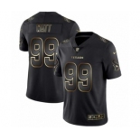 Men Houston Texans #99 J.J. Watt Black Golden Edition 2019 Vapor Untouchable Limited Jersey