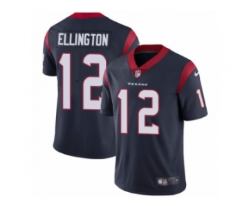 Men Nike Houston Texans #12 Bruce Ellington Navy Blue Team Color Vapor Untouchable Limited Player NFL Jersey