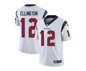 Men Nike Houston Texans #12 Bruce Ellington White Vapor Untouchable Limited Player NFL Jerse